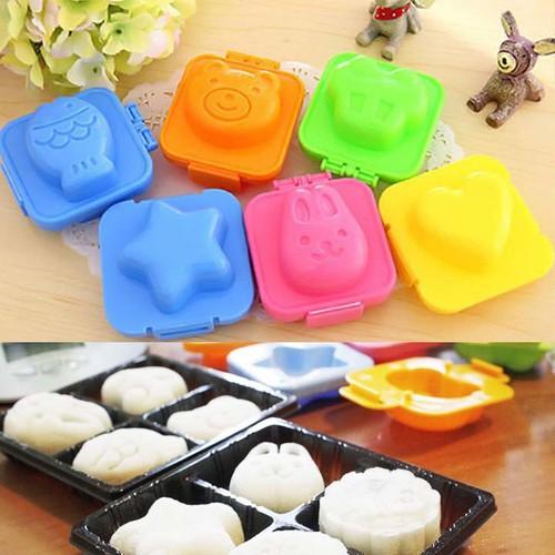BỘ 6 KHUÔN ÉP CƠM XÔI HOẠT HÌNH XINH XẮN