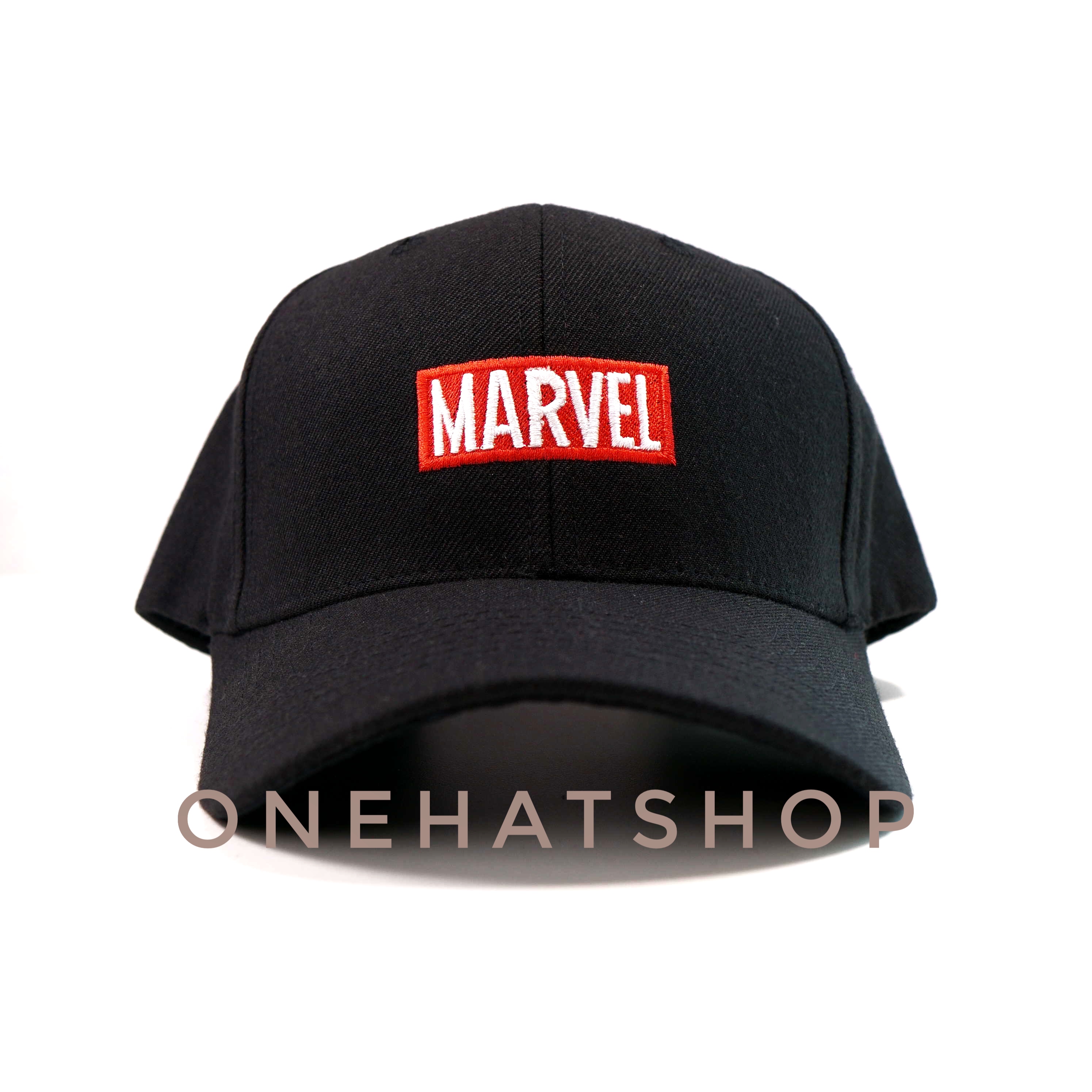 Nón lưỡi trai baseball cap logo Marvel fom cứng xịn đẹp