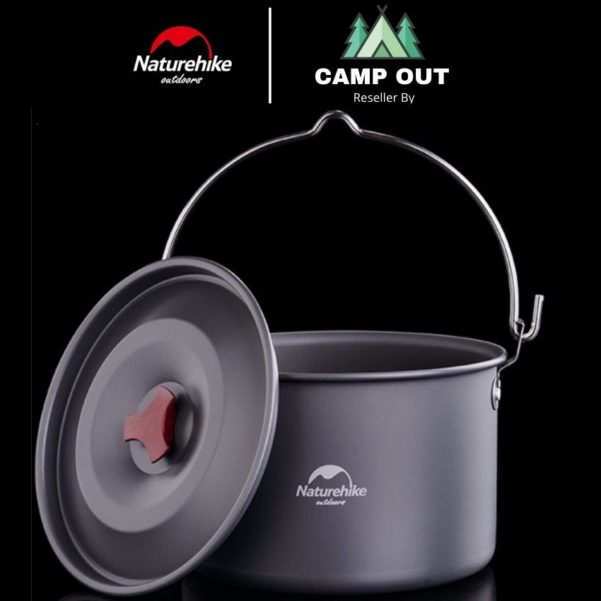 Đồ cắm trại Nồi treo Naturehike NH17D021-G 4L gọn nhẹ an toàn du lịch dã ngoại A285