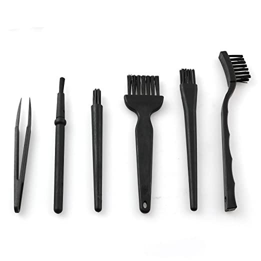 6 trong 1 Bộ dụng cụ làm sạch bàn phím máy tính xách tay chuyên nghiệp Máy tính Điện thoại di động Bàn chải bụi hơn