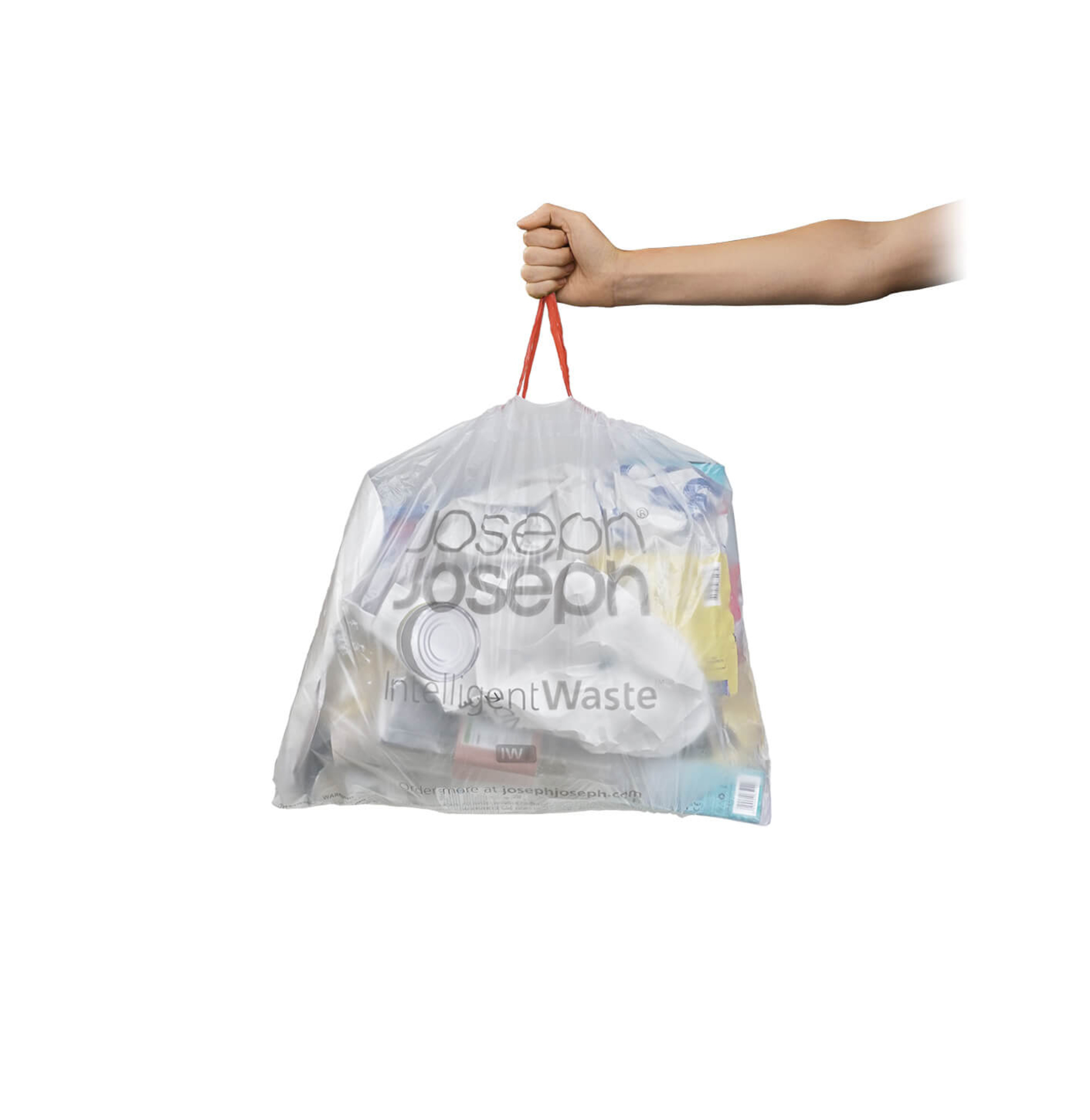 Joseph Joseph - Bịch 20 túi rác 20L IW7 Custom-fit 20 Bin Liners White 003840 dùng cho thùng rác Joseph Joseph 2 ngăn 40l