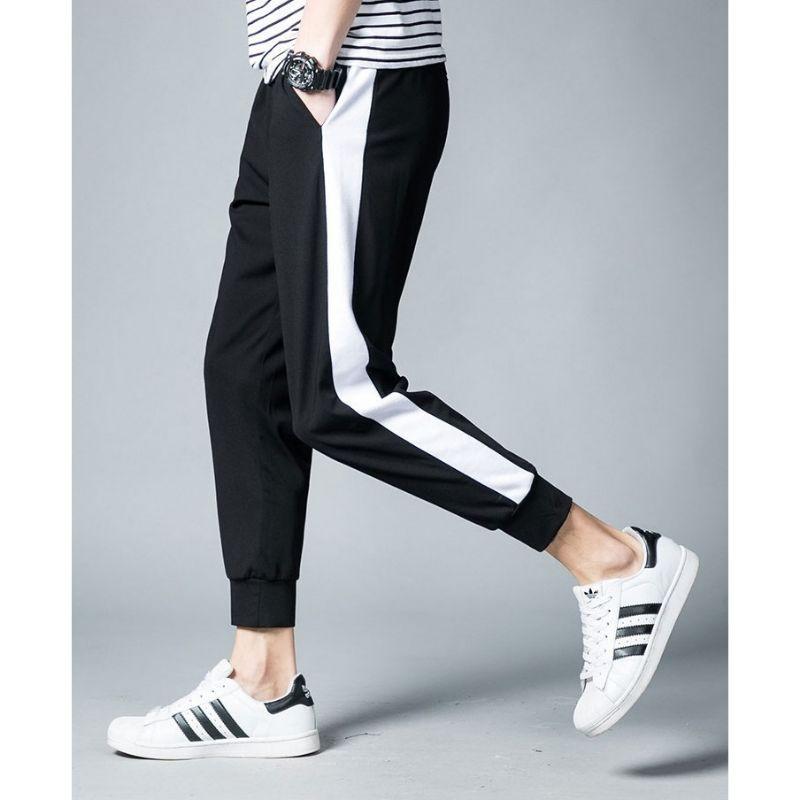 40-95kg Quần jogger 1 sọc NAM NỮ bigsize có bo