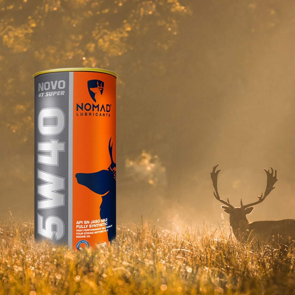 Nhớt Xe Máy Tổng Hợp Toàn Phần NOMAD Lon 1.1L 5W40-SN-MA2 Cho Xe Côn Tay Winner/Exciter/Sonic/ Mô tô PKL Nhập Khẩu Chính Hãng (xanh dạ quang)