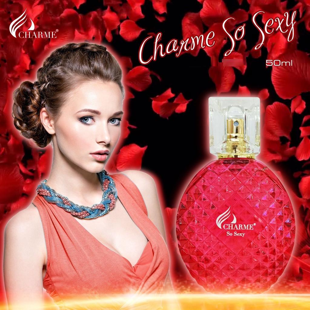 Nước Hoa Nữ CHARME SO SEXY 100ml Lưu Hương Lâu Phong Cách Quyến Rũ, Sang Trọng, Hiện Đại Chính Hãng