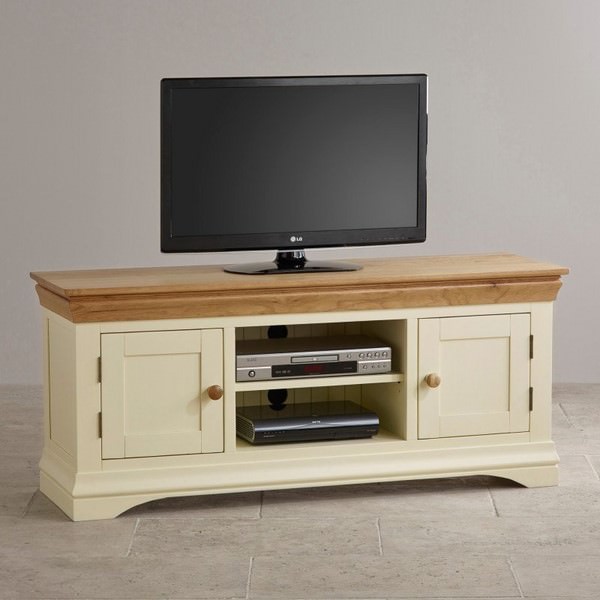 Tủ TV 2 cánh Country Cottage gỗ sồi