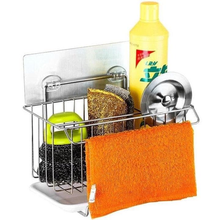 Kệ inox để giẻ rửa bát, chén