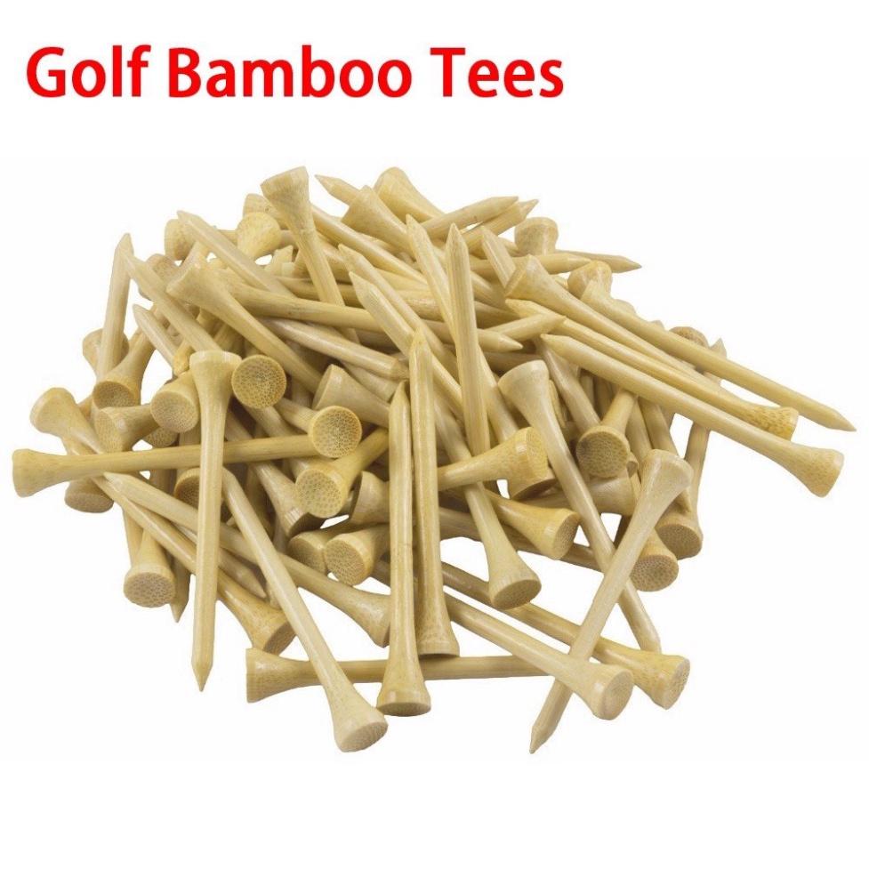 10 cái Tee chơi golf bằng tre - 4 kích thước