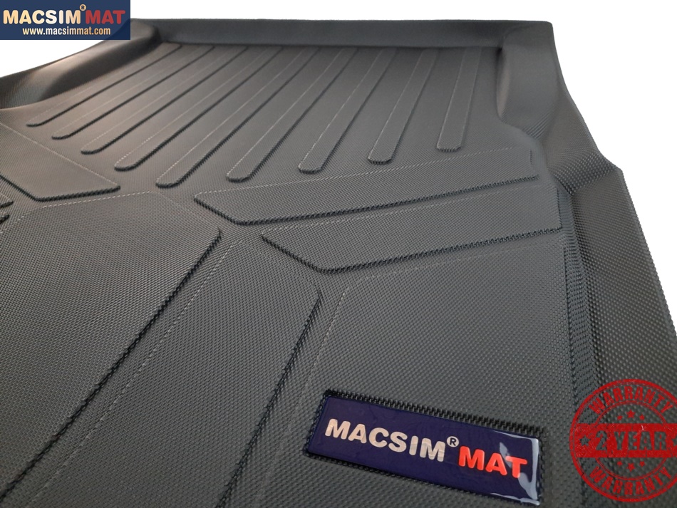 Thảm lót cốp xe ô tô Maserati Quattroporte 2013-2017 nhãn hiệu Macsim chất liệu TPV cao cấp màu đen(D0212)