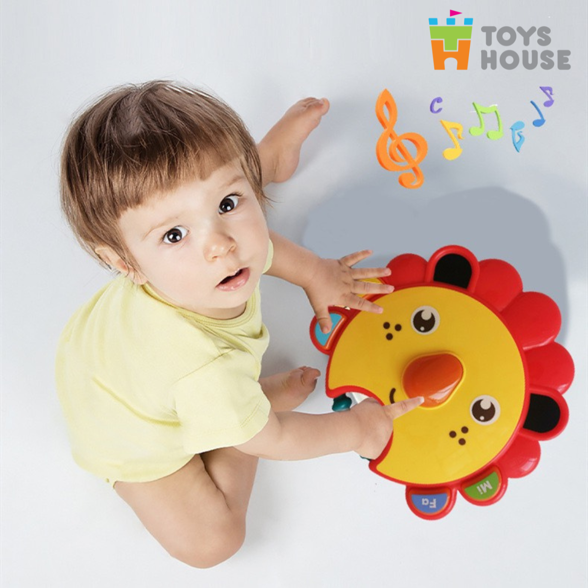 Đàn nhạc piano cho bé hình sư tử vui nhộn Toyshouse