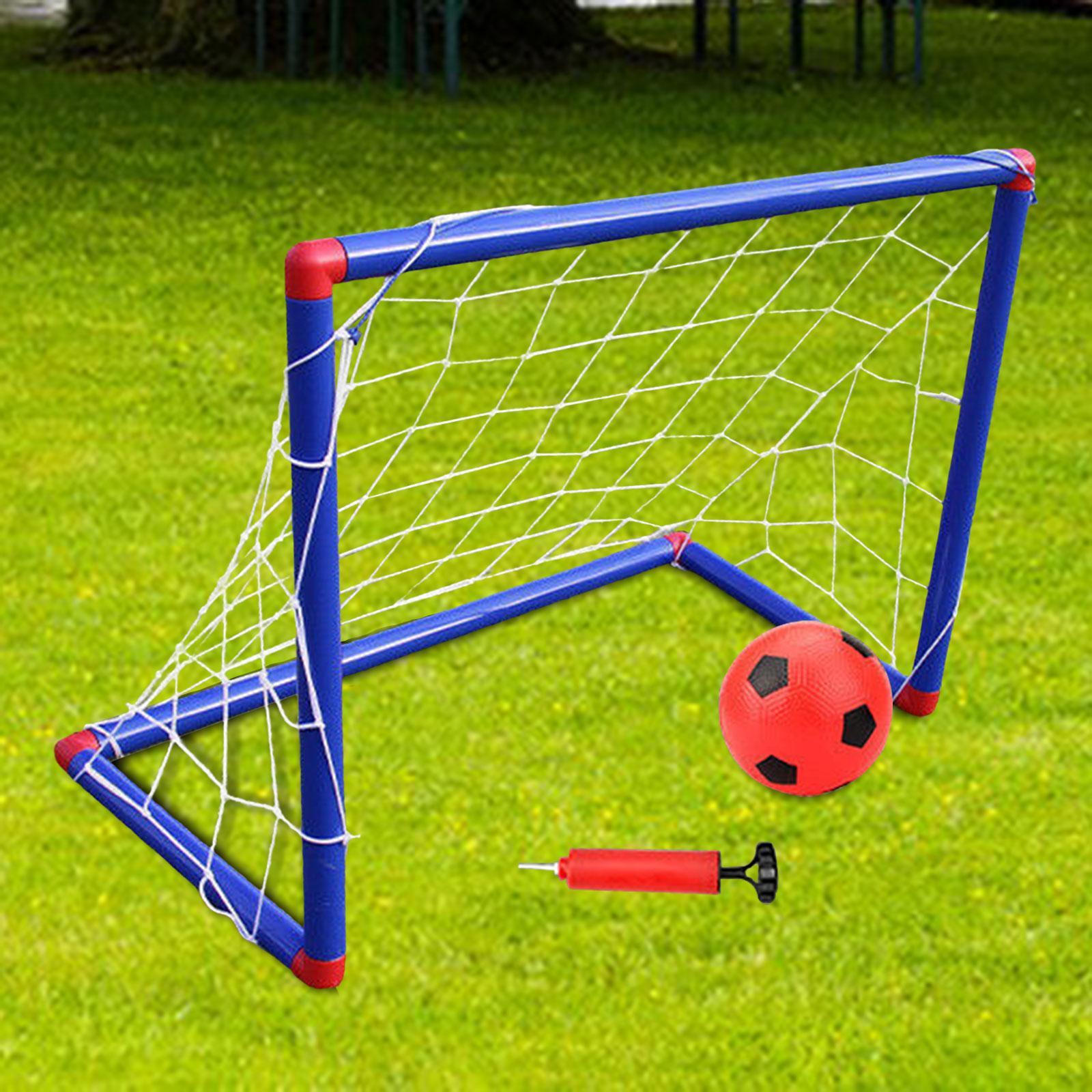 Kids Soccer Goals Soccer Nets Folding for Backyard Mini Playing Football Net