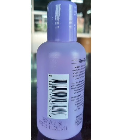 Nước Rửa Móng Tay Jacqualine 100ml (Tím)