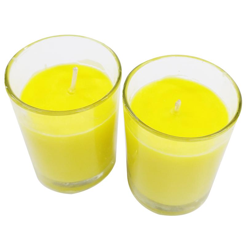 Hộp 2 Ly Nến Thơm Tinh Dầu Sả Chanh R2D (50gr/ Ly)