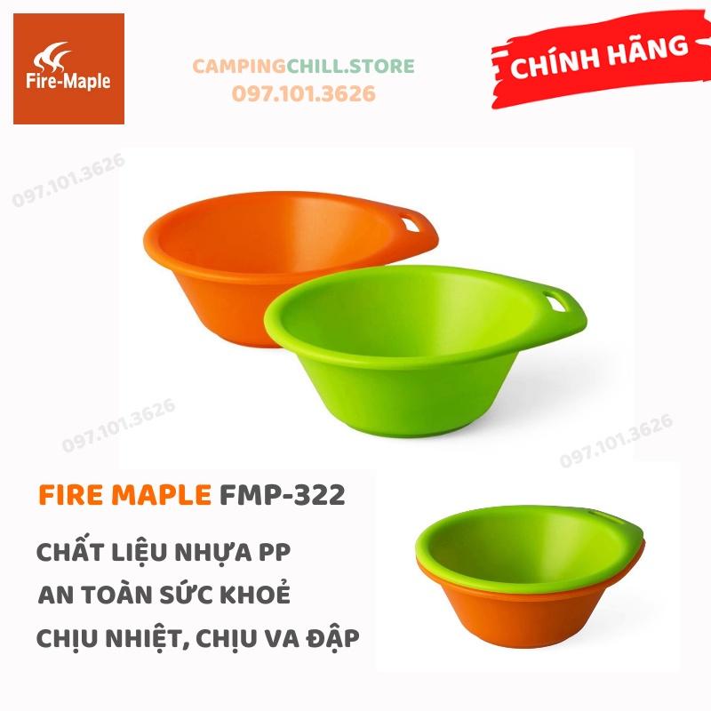 BỘ 6 BÁT NHỰA ĐI DÃ NGOẠI, CẮM TRẠI FIRE MAPLE FMP-322