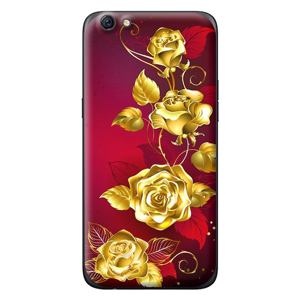 Ốp in cho Oppo F3 NỀN ĐỎ HOA 3 - Hàng chính hãng