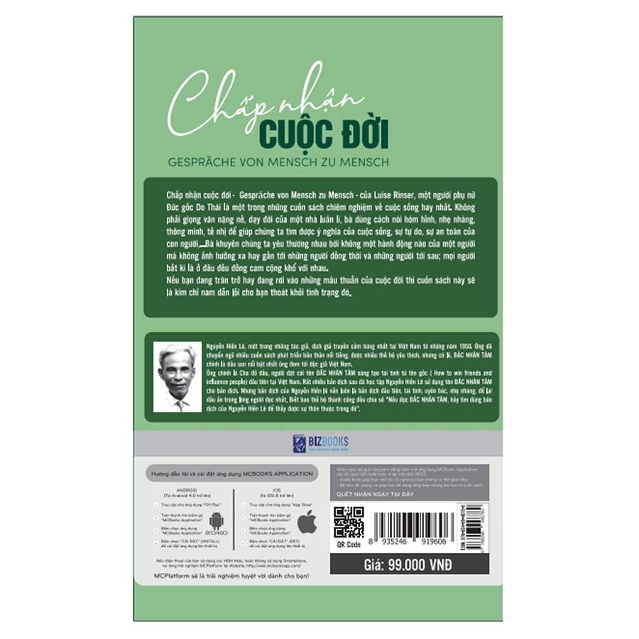 Cuốn sách Chấp Nhận Cuộc Đời - BizBooks