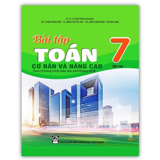 Sách - Combo Bài tập Toán 7 tập 1 + tập 2 cơ bản và nâng cao