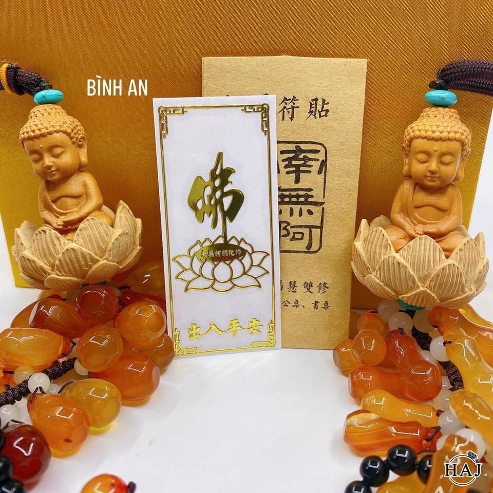 Miếng dán điện thoại tài lộc, may mắn