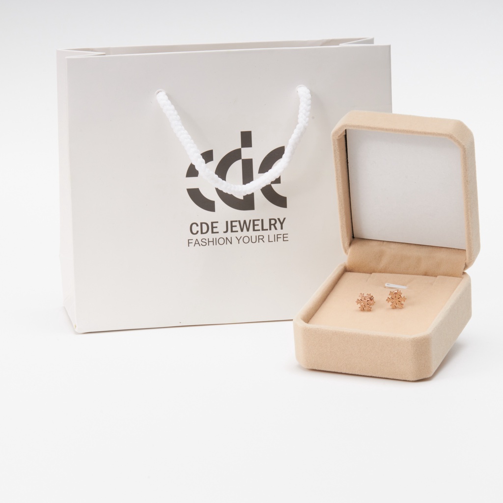 Khuyên tai CDE Romantic Snowflake Earrings CDE3010RG