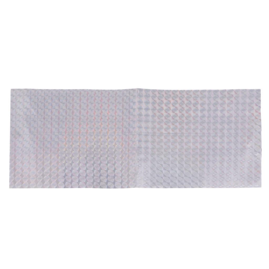6pcs Fishing Lure Tape Holographic Adhesive Film Flash Tape Mixed Color