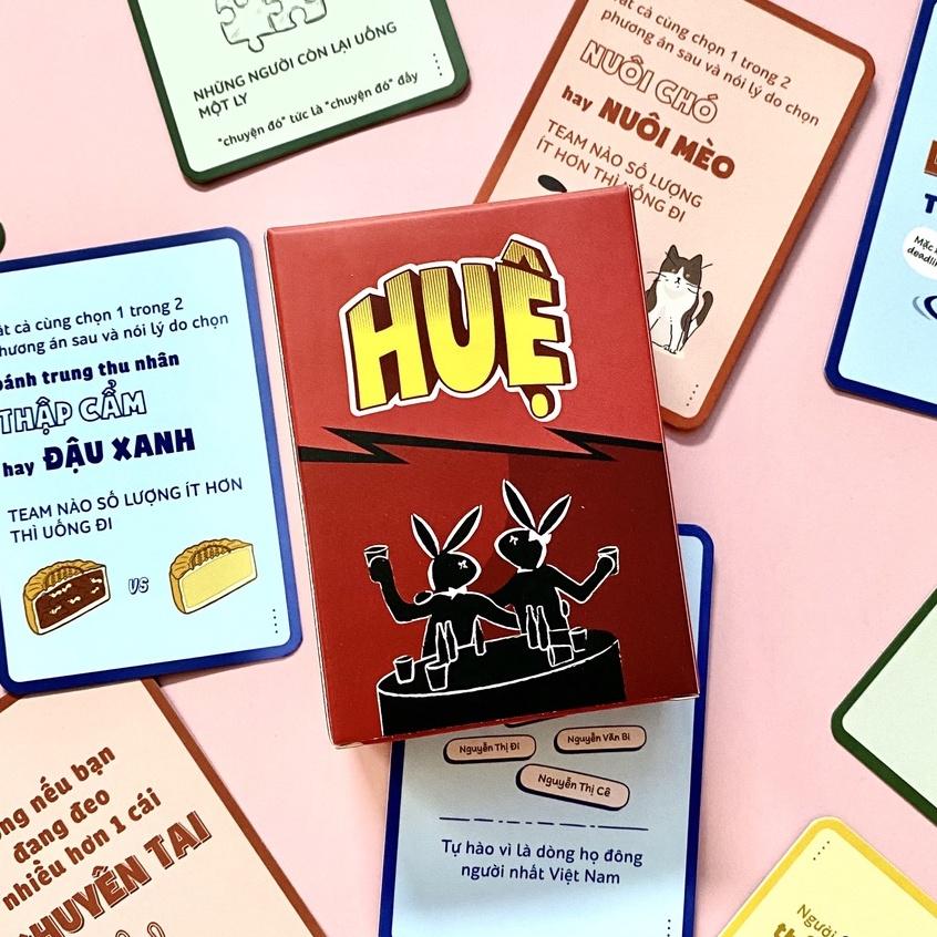 Bộ bài uống rượu drinking game huệ cho nhóm bạn thú vị trên bàn nhậu 68 lá đỏ