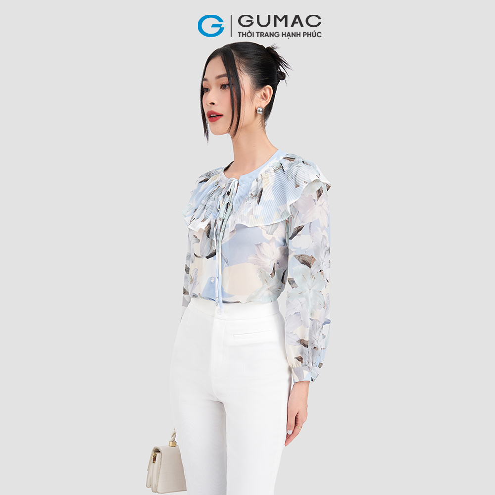 Áo kiểu dập ly GUMAC AD03060