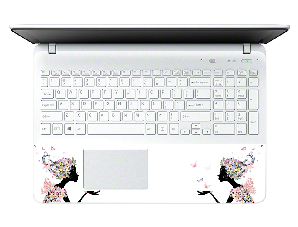 Miếng Dán Decal Dành Cho Laptop Mẫu Hoa Văn LTHV-138