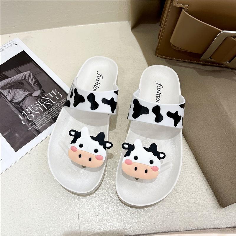 Slipper women summer online celebrity ins wears 2021 new fashion Korean version of Baida anti-skid soft sole cute cartoo