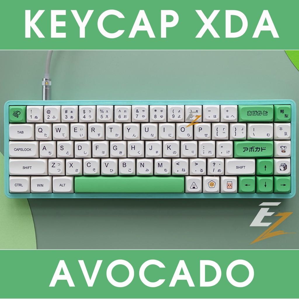 KEYCAP XDA THICK PBT AVOCADO &amp; MILK 137 PHÍM CHO BÀN PHÍM CƠ CỦA EZPC