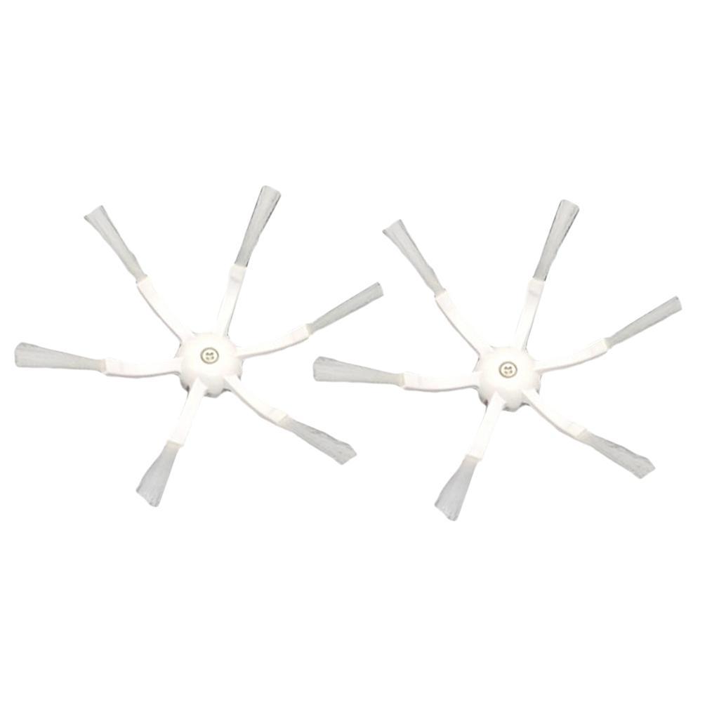4 Pcs 6-Armed Side Brush Replacement Spare Part Robotic Vacuum Cleaner Accs