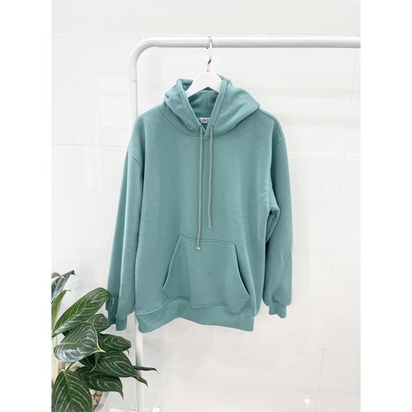 Áo Hoodie Trơn Basic unisex VN CLO HD022 Xanh Ngọc Lam