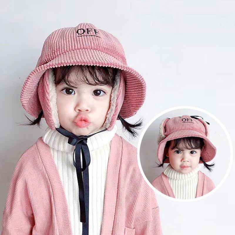 Mũ nón tai bèo che tai siêu ấm siêu cute cho bé