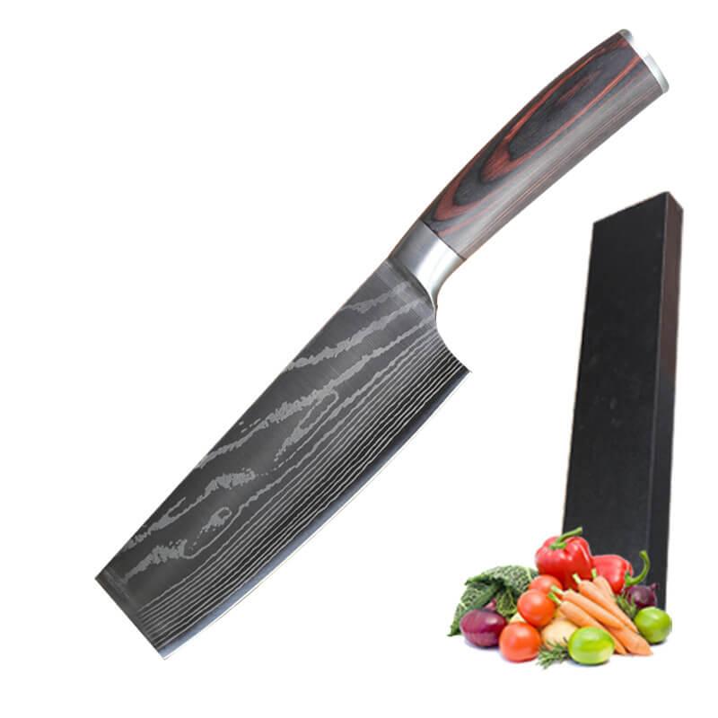 DAO - DAO BẾP NHẬT BẢN USUBA THÉP DAMASCUS MÃ A15 DT125 nt topcoomshop vn