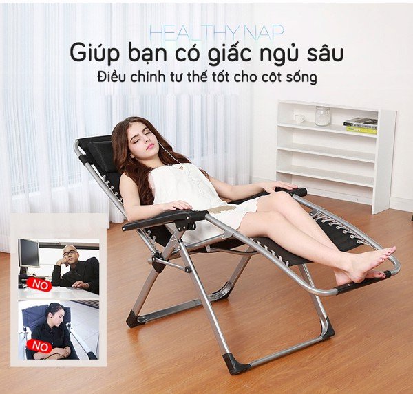 Ghế xếp thư giãn - gấp gọn thông minh