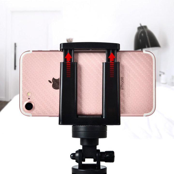 Chân đỡ cho điện thoại, tripod mini để kẹp điện thoại máy ảnh 3 chân livestream quay phim video chụp ảnh