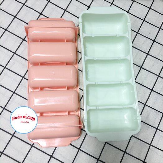 Khay làm đá 5 viên to nhựa dẻo VIỆT NHẬT PlASTIC (MS: 6928) - Buôn rẻ 01261