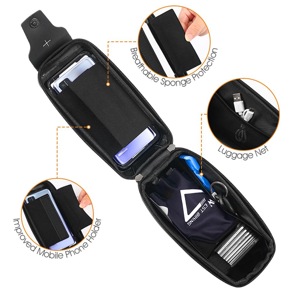 Túi treo đạp xe đạp WEST BIKING dung tích 2.5L di động tiện lợi