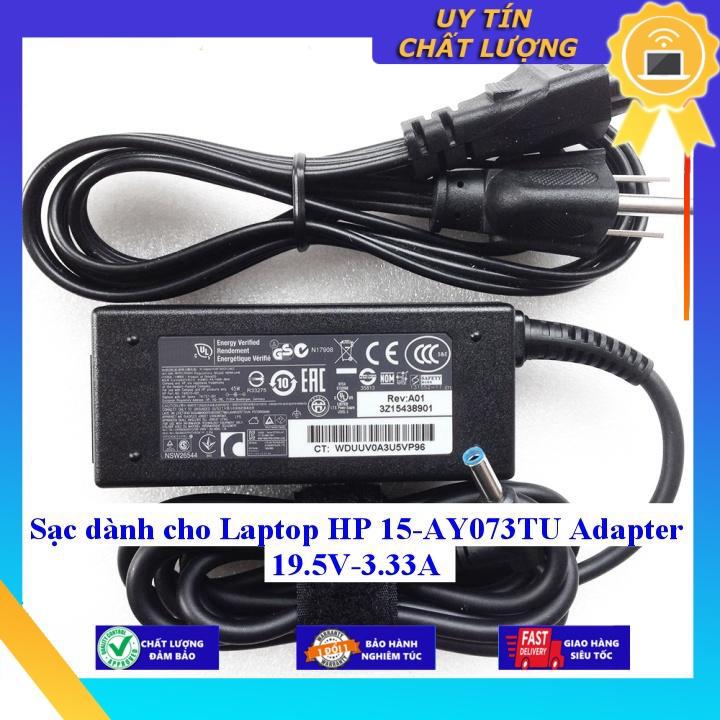 Sạc dùng cho Laptop HP 15-AY073TU Adapter 19.5V-3.33A - Hàng Nhập Khẩu New Seal