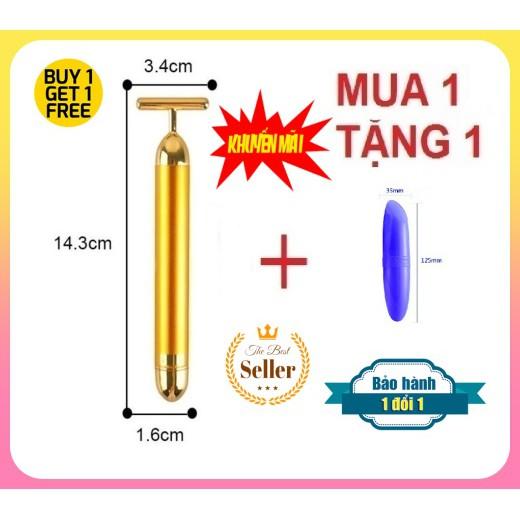 (Mua 1 Tặng 1) Bút Mát Xa Rung Cầm Tay Mát Xa Son Môi Mát Mạnh 102 (Hàng Mới 100% Có Sẵn) FMA1017