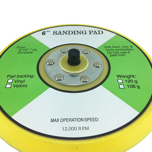 2 Đế nhám tròn nhựa 6''