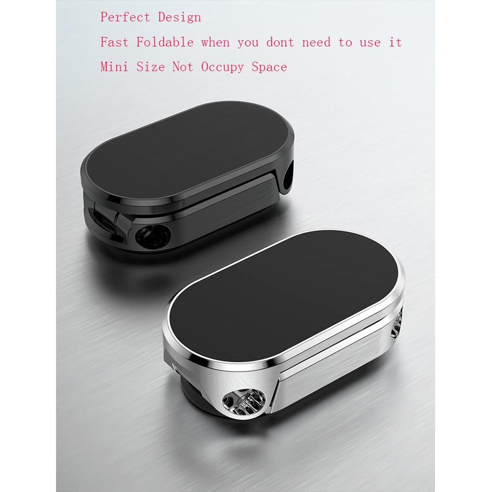 Folding Car Mobile Phone Bracket Base Strong Magnetic Suction 360 Degree Rotating Adjustable Height Air Outlet Navigation Holder