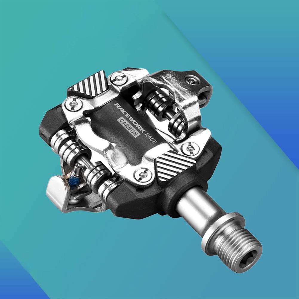 Bàn đạp xe đạp RACEWORK  MTB leo núi Vòng bi kín không kép siêu nhẹ SPD 9/16 inch