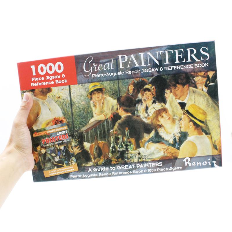 Hình ảnh 1000 Piece Jigsaw & Reference Book: Great Painters Pierre-Auguste Renoir