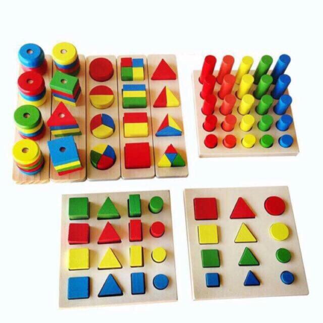 Bộ giáo cụ Montessori 8 món