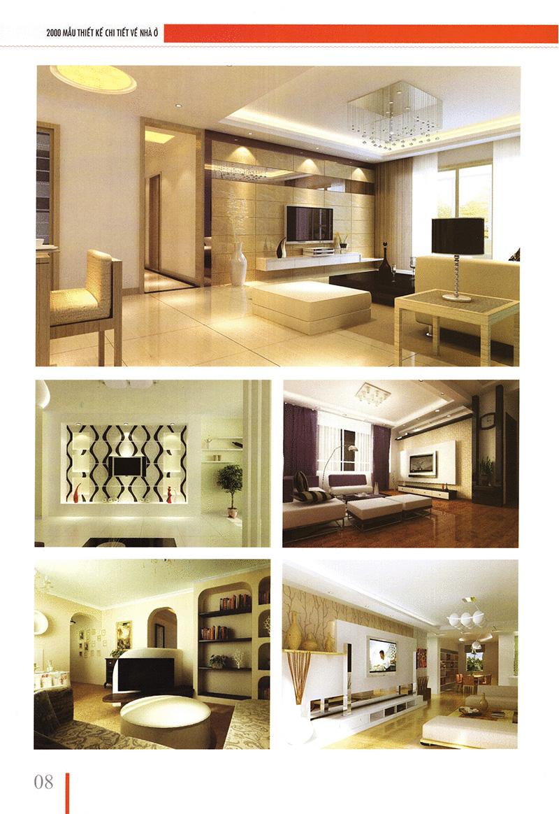 Sách Thiết Kế Chi Tiết Nhà Ở Theo Phong Thủy - Quyển Màu Đỏ - Nền Tường