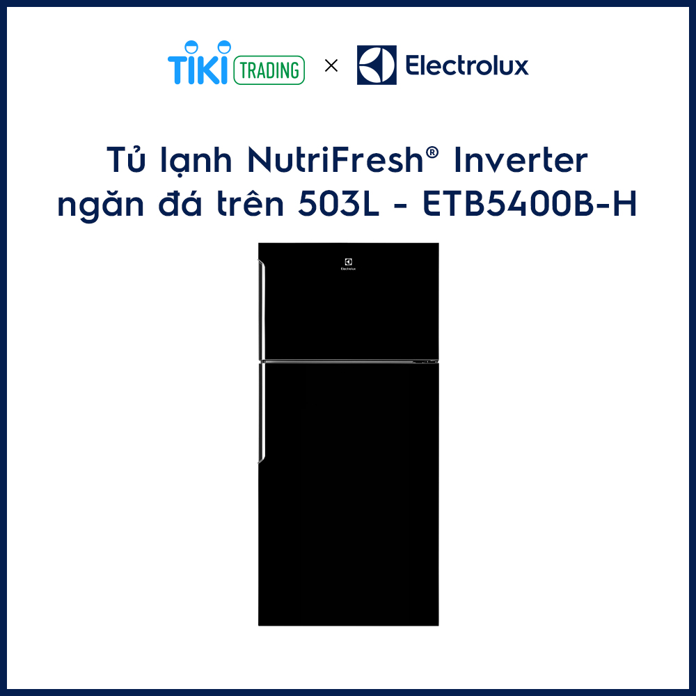 Tủ Lạnh Inverter Electrolux ETB5400B-H (503L) - Hàng Chính Hãng (Đen)