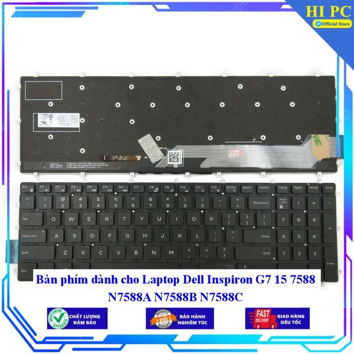 Bàn phím dành cho Laptop Dell Inspiron G7 15 7588 N7588A N7588B N7588C - Hàng Nhập Khẩu