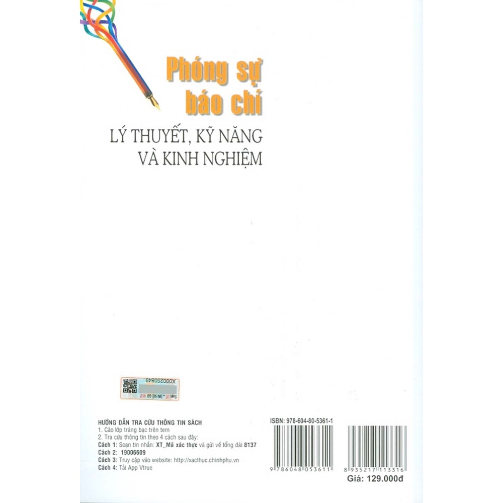 Sách - Phóng Sự Báo Chí - Lý Thuyết, Kỹ Năng Và Kinh Nghiệm