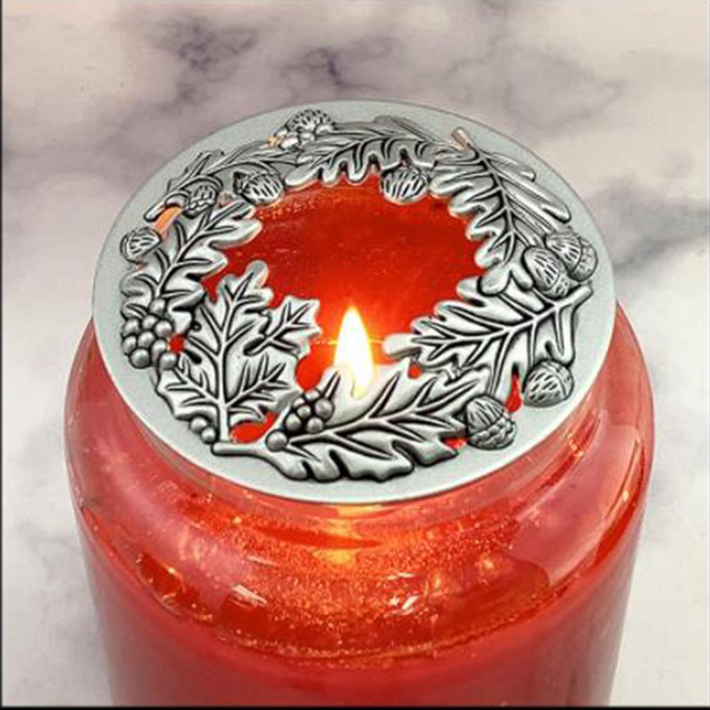 2pcs Jar Candles Topper Wedding Scented Lid Aromatherapy Shades Cover Home Tabletop Decor
