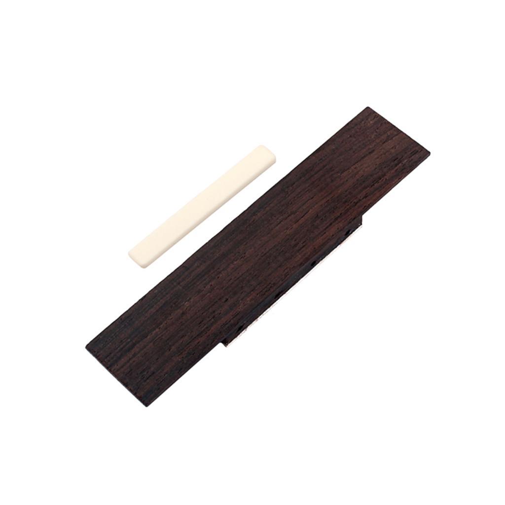 4 String Rosewood Acoustic Guitar Bone Bridge Saddle for String Instrument