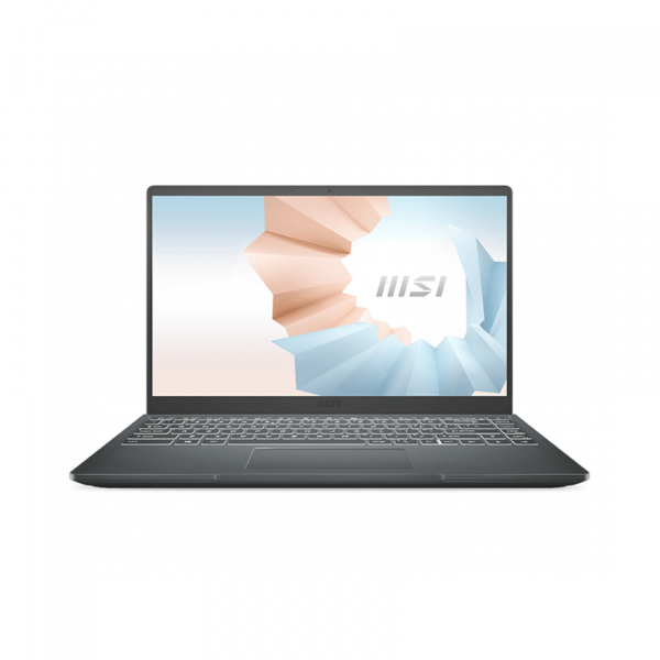 Laptop MSI Modern 14 (B11MOU-848VN) (i7-1195G7/8GB RAM/512GB SSD/14inch FHD 72%NTSC /Win 10/Xám) Hàng chính hãng